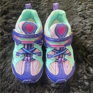 Tsukihoshi Kids Sneakers in Purple & Teal
